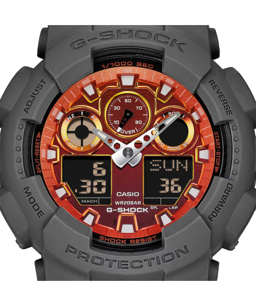 ���� Casio G-Shock GA-100FL-8A #4